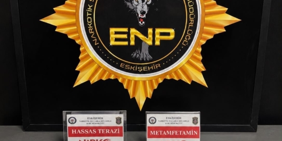 Eskişehir’de 996,80 gram metamfetamin ele geçirildi, şüpheli tutuklandı