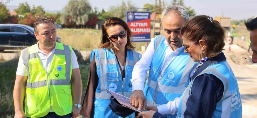 Başkan Ünlüce, ESKİ’nin altyapı çalışmalarını yerinde inceledi