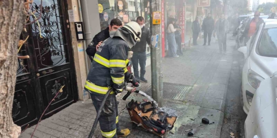 Eskişehir’de çiçekçi dükkanında yangın: İşletme sahibi feryat etti