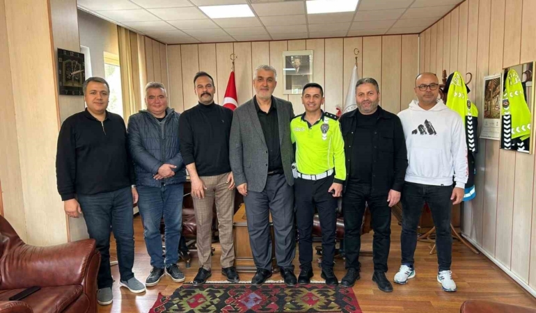 Sivrihisar’da Kurum Amirlerinden Müftü Budak’a Hafta Ziyareti