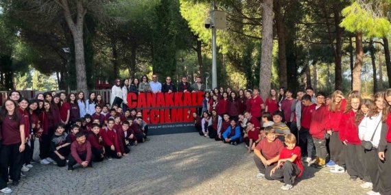 Eskişehirli öğrenciler, Şehit Soner Özübek için Çanakkale’yi ziyaret etti