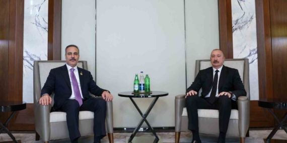 Dışişleri Bakanı Fidan, Azerbaycan Cumhurbaşkanı Aliyev tarafından kabul edildi