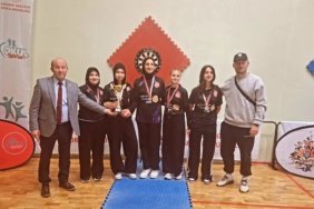 Okul sporları dart genç kız müsabakaları tamamlandı
