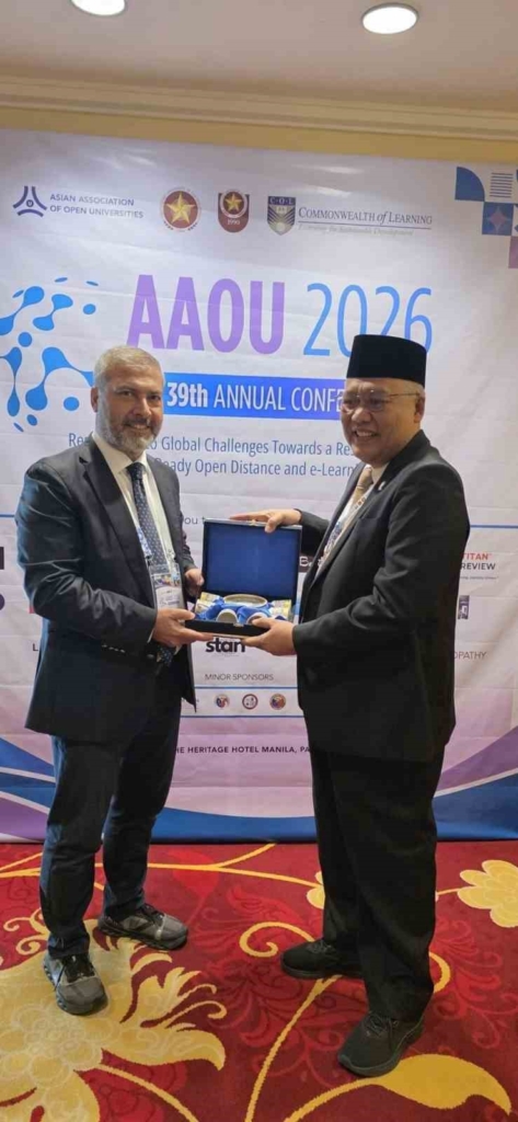 Anadolu Üniversitesi Rektörü Prof. Dr. Adıgüzel, AAOU 2026 Konferansı’nda Türkiye’yi temsil etti