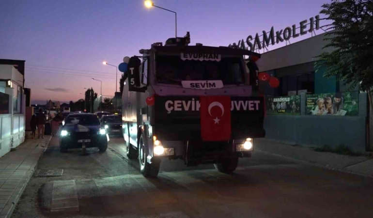 Eskişehir’de sünnet düğünü yapılan şehidin oğluna anlamlı sürpriz