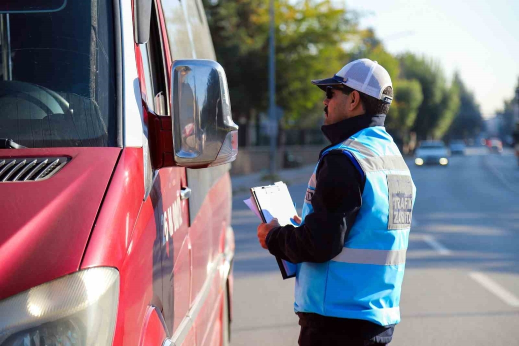 Eskişehir’de minibüslere ortak denetim