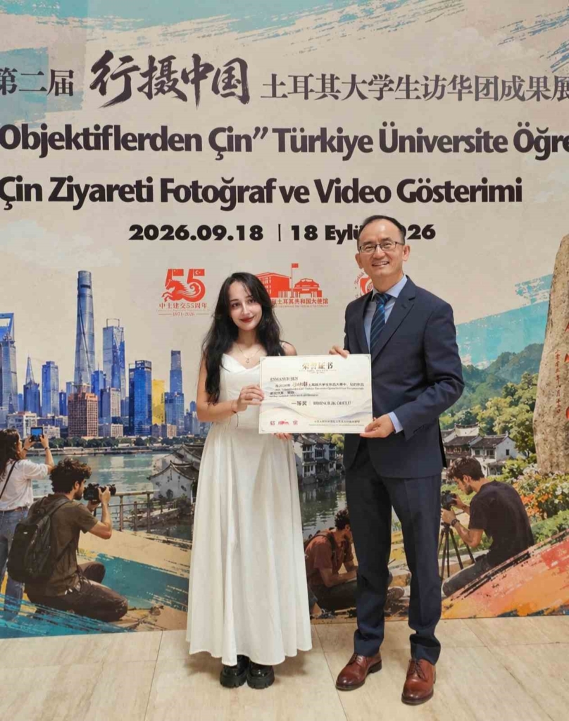 İletişim Bilimleri Fakültesi öğrencisinden Çin’de birincilik