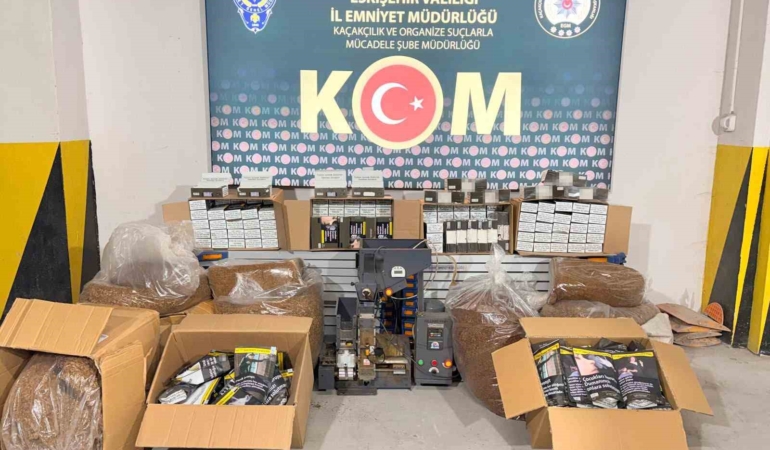 Eskişehir’de kaçak tütün ve alkole yönelik operasyonda 1 tutuklama