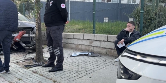 Alkollü sürücünün karıştığı kazada ters yöne giren SUV araç hurdaya döndü, 1 kişi yaralandı