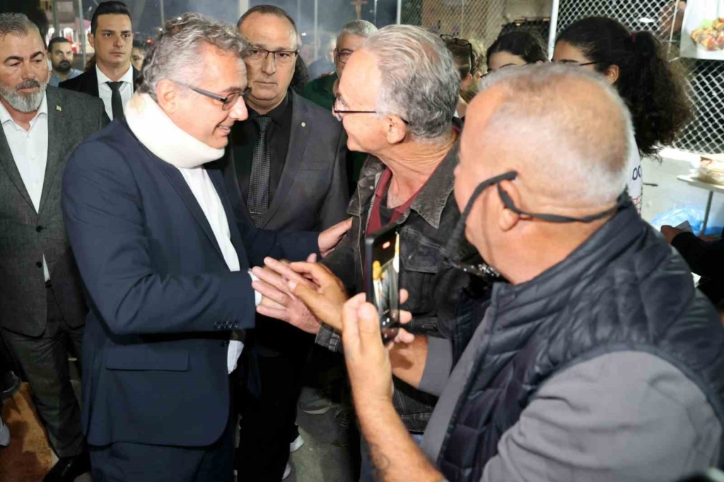 KKTC Cumhurbaşkanı Erhürman ile Rum lider Hristodulidis, Barış Festivali’nde bir araya geldi
