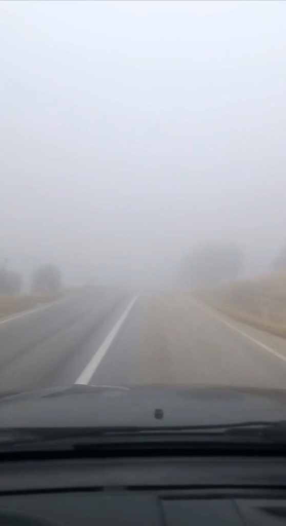 Sivrihisar’da sağanak ve sis hayatı olumsuz etkiledi